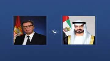 رئيسا الدولة وصربيا يبحثان هاتفياً تطورات الأمن الإقليمي والاستقرار